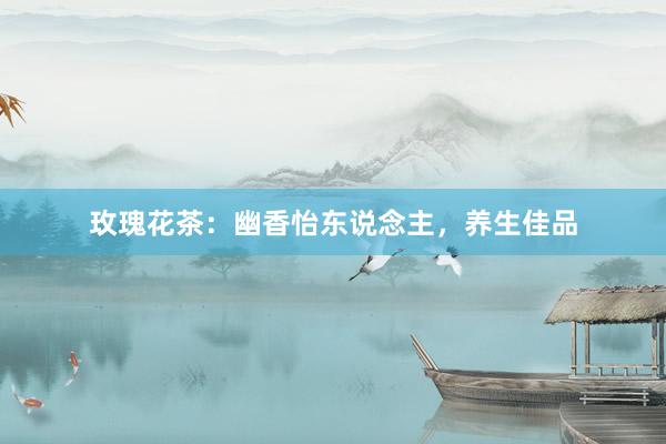 玫瑰花茶：幽香怡东说念主，养生佳品